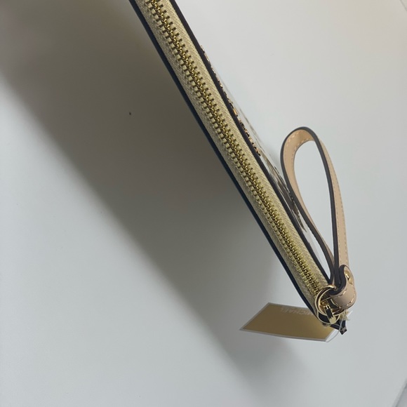 Michael kors jet set travel wristlet pale Gold - Picture 5 of 6